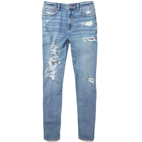 American Eagle Distressed Mom Jeans - Picture 3 of 10